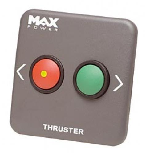 Max Power control panel push button grey - Bow thruster controls - Bij ...